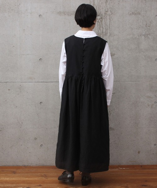 Malle（マル）の「Malle　リヨセルラミーローン ジャンパースカート（ジャンパースカート・レディース・ブラック/グレー・FREE）」の14枚目の写真