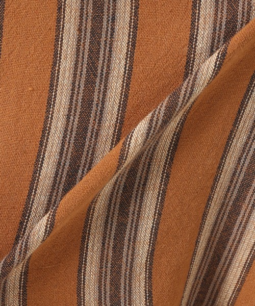 ワンピースマルチストライプラッフルワンピース ワンピース Simplicite シンプリシテェ のファッション