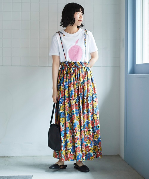 bulle de savon 花柄　スカート bulle de savon - 【 yuni 】花柄スカートの通販 by m's shop