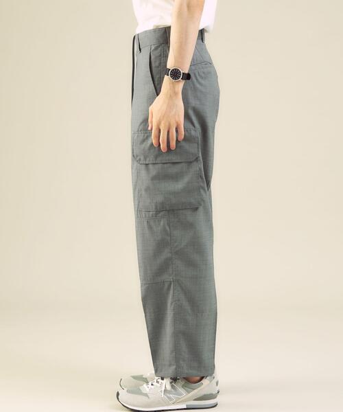 green label relaxing（グリーンレーベルリラクシング）の「OLT＜green label relaxing＞TWウォッシャブルトロ M64 カーゴパンツ -ストレッチ-（カーゴパンツ・メンズ・ブラック/グレー/ダークグリーン・X-LARGE/LARGE/SMALL/MEDIUM）」の5枚目の写真