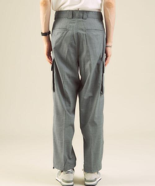 green label relaxing（グリーンレーベルリラクシング）の「OLT＜green label relaxing＞TWウォッシャブルトロ M64 カーゴパンツ -ストレッチ-（カーゴパンツ・メンズ・ブラック/グレー/ダークグリーン・X-LARGE/LARGE/SMALL/MEDIUM）」の6枚目の写真