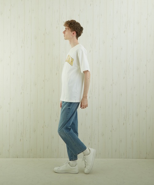 TONE SELECT WEAR(トーンセレクトウェア)の「【TONE BY AS】カレッジプリントTEE(BL)(Tシャツ/カットソー・メンズ・ホワイト/ブラック/杢グレー・MEDIUM/LARGE)」の19枚目の写真