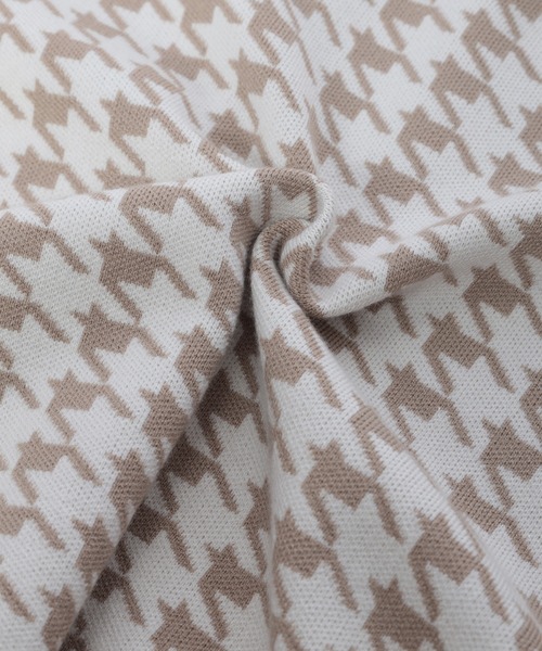 千鳥柄ニットベスト（ベスト）｜fifth calin（フィフスカラン