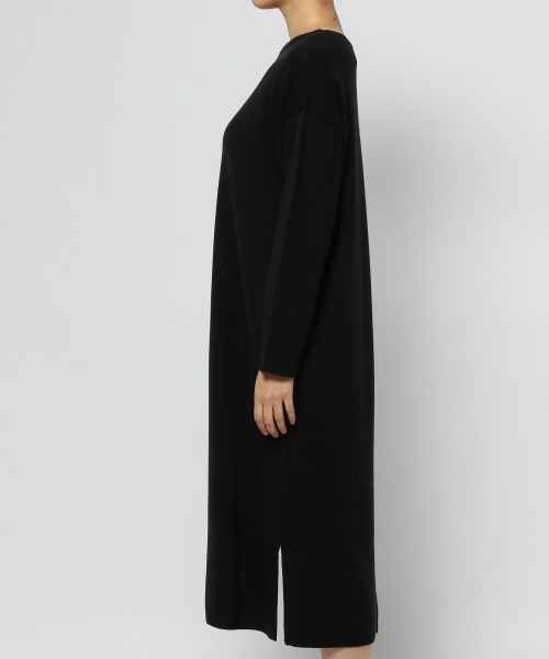 LOWRYS FARM（ローリーズファーム）の「ニットリンキングワンピース　959956（ワンピース・レディース・アイボリー/ブラック/ダークブラウン/グリーン・FREE）」の8枚目の写真