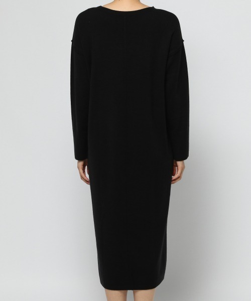 LOWRYS FARM（ローリーズファーム）の「ニットリンキングワンピース　959956（ワンピース・レディース・アイボリー/ブラック/ダークブラウン/グリーン・FREE）」の9枚目の写真