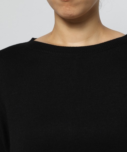 LOWRYS FARM（ローリーズファーム）の「ニットリンキングワンピース　959956（ワンピース・レディース・アイボリー/ブラック/ダークブラウン/グリーン・FREE）」の5枚目の写真