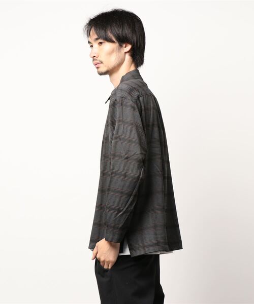 BACK NUMBER（バックナンバー）の「【BACK NUMBER】ハーフジップレイヤード（アンサンブル・メンズ・ベージュ/ブラック×ホワイト/チャコールグレー×ブラック・L/M/XL）」の5枚目の写真