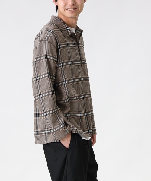 BACK NUMBER（バックナンバー）の「【BACK NUMBER】ハーフジップレイヤード（アンサンブル・メンズ・ベージュ/ブラック×ホワイト/チャコールグレー×ブラック・L/M/XL）」の21枚目の写真