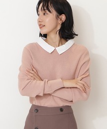 NATURAL BEAUTY BASIC | カラードッキングニット(ニット/セーター)