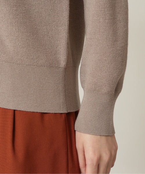 NATURAL BEAUTY BASIC（ナチュラルビューティーベーシック）の「カラードッキングニット（ニット/セーター・レディース・ベージュ/ピンク/ネイビー・MEDIUM）」の19枚目の写真