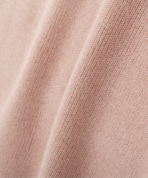NATURAL BEAUTY BASIC（ナチュラルビューティーベーシック）の「カラードッキングニット（ニット/セーター・レディース・ベージュ/ピンク/ネイビー・MEDIUM）」の6枚目の写真