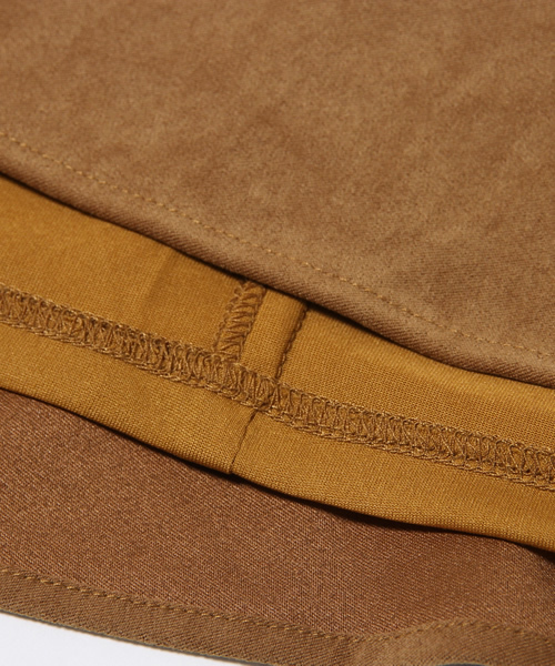 DISCOAT（ディスコート）の「【Discoat】フェイクスエードフレアスカート（スカート・レディース・キャメル/ブラック/ライトグレー・ﾌﾘ-）」の5枚目の写真