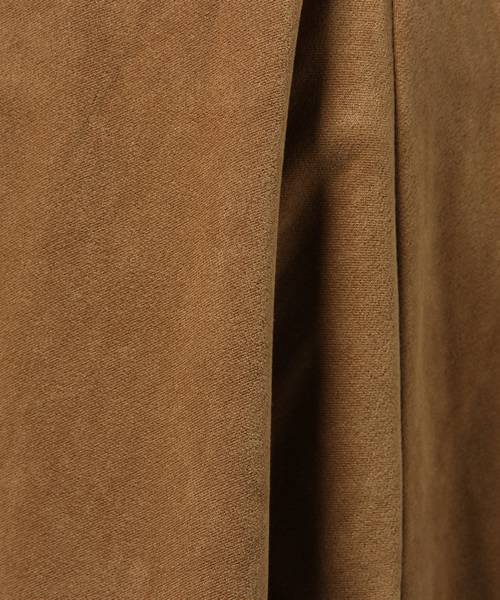 DISCOAT（ディスコート）の「【Discoat】フェイクスエードフレアスカート（スカート・レディース・キャメル/ブラック/ライトグレー・ﾌﾘ-）」の6枚目の写真