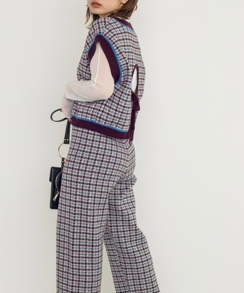 週末セール ORGUEIL チェック柄 ダブルブレストベスト 週末セール ORGUEIL チェック柄 ダブルブレストベスト 週末セール