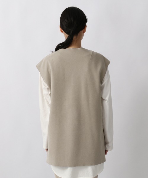 LOWRYS FARM(ローリーズファーム)の「ウールライクベスト 235988(ベスト・レディース・ベージュ/カーキ・FREE)」の11枚目の写真