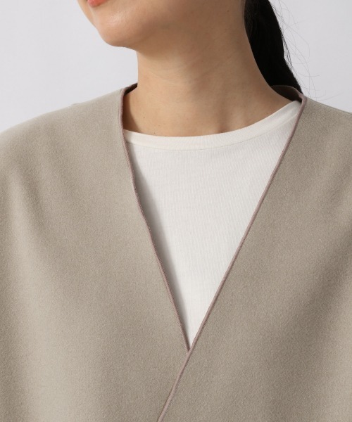 LOWRYS FARM(ローリーズファーム)の「ウールライクベスト 235988(ベスト・レディース・ベージュ/カーキ・FREE)」の12枚目の写真