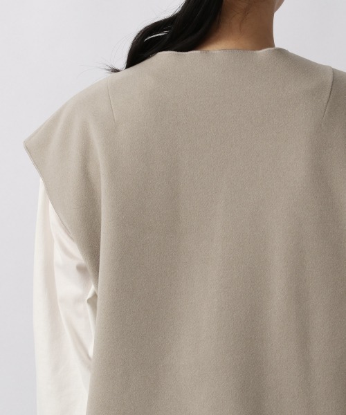 LOWRYS FARM(ローリーズファーム)の「ウールライクベスト 235988(ベスト・レディース・ベージュ/カーキ・FREE)」の17枚目の写真