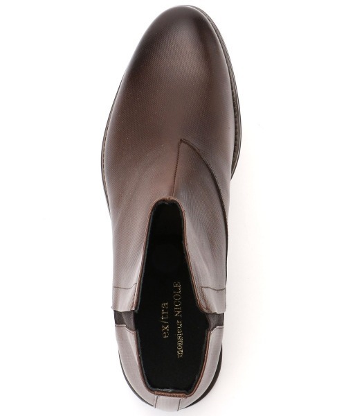 MONSIEUR NICOLE（ムッシュニコル）の「【ex/tra】サイドゴアブーツ（ブーツ・メンズ・ブラック/ブラウン・26.5cm/25.5cm/27.5cm）」の5枚目の写真