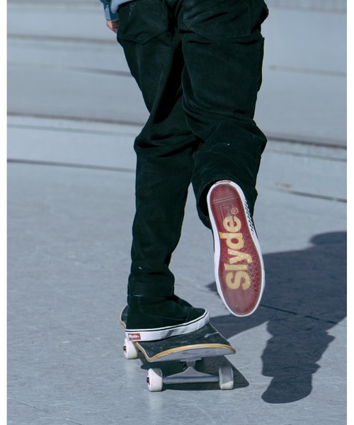 Slyde（スライド）の「【Slyde】SLYDE TECH MID CUT SUEDE SHOES（スニーカー・メンズ・マスタード/ブラック×ホワイト/ブラック・23.5/25/26.5/27.5/23/25.5/26/27/24/28/24.5）」の17枚目の写真