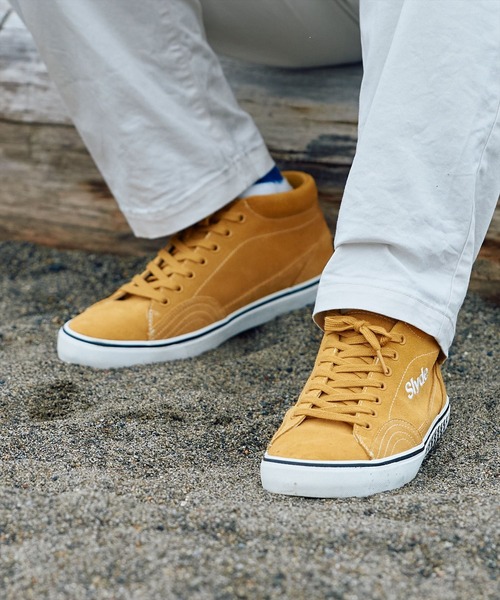 Slyde（スライド）の「【Slyde】SLYDE TECH MID CUT SUEDE SHOES（スニーカー・メンズ・マスタード/ブラック×ホワイト/ブラック・23.5/25/26.5/27.5/23/25.5/26/27/24/28/24.5）」の20枚目の写真