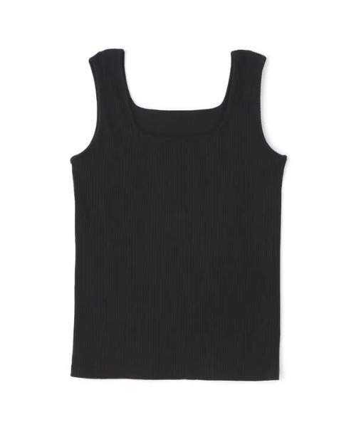 N.（N. Natural Beauty Basic）（エヌエヌナチュラルビューティーベーシック）の「三角テレコインナー（タンクトップ・レディース・ホワイト/ブラック/ベージュ・MEDIUM）」の3枚目の写真