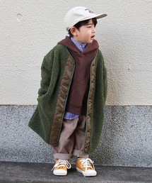 CIAOPANIC TYPY | ボアミリタリーロングジャケット(ミリタリージャケット)