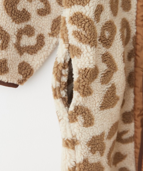 CIAOPANIC TYPY（チャオパニックティピー）の「ボアミリタリーロングジャケット（ミリタリージャケット・キッズ・ホワイト/ブラウン/カーキ/キャメル・SMALL/MEDIUM/LARGE/X-LARGE/XX-LARGE）」の10枚目の写真