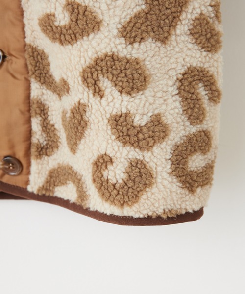 CIAOPANIC TYPY（チャオパニックティピー）の「ボアミリタリーロングジャケット（ミリタリージャケット・キッズ・ホワイト/ブラウン/カーキ/キャメル・SMALL/MEDIUM/LARGE/X-LARGE/XX-LARGE）」の11枚目の写真