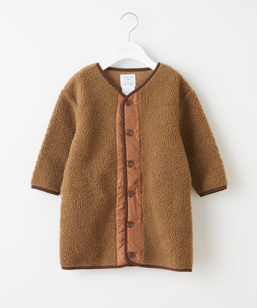 CIAOPANIC TYPY（チャオパニックティピー）の「ボアミリタリーロングジャケット（ミリタリージャケット・キッズ・ホワイト/ブラウン/カーキ/キャメル・SMALL/MEDIUM/LARGE/X-LARGE/XX-LARGE）」の12枚目の写真