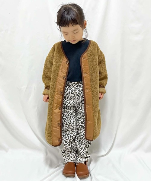 CIAOPANIC TYPY（チャオパニックティピー）の「ボアミリタリーロングジャケット（ミリタリージャケット・キッズ・ホワイト/ブラウン/カーキ/キャメル・SMALL/MEDIUM/LARGE/X-LARGE/XX-LARGE）」の17枚目の写真