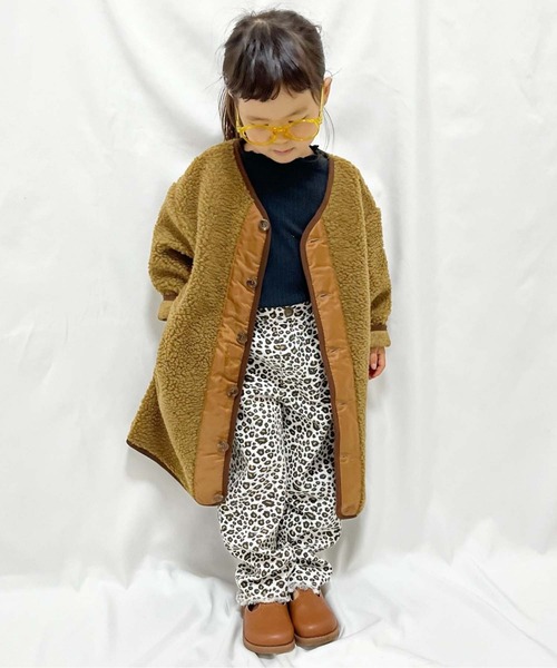 CIAOPANIC TYPY（チャオパニックティピー）の「ボアミリタリーロングジャケット（ミリタリージャケット・キッズ・ホワイト/ブラウン/カーキ/キャメル・SMALL/MEDIUM/LARGE/X-LARGE/XX-LARGE）」の16枚目の写真