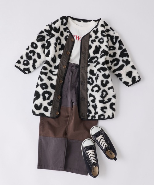 CIAOPANIC TYPY（チャオパニックティピー）の「ボアミリタリーロングジャケット（ミリタリージャケット・キッズ・ホワイト/ブラウン/カーキ/キャメル・SMALL/MEDIUM/LARGE/X-LARGE/XX-LARGE）」の19枚目の写真