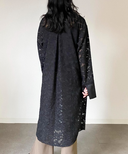 ABITOKYO(アビトーキョー)の「【ABITOKYO ORIGINAL】レースロングワンピース(ワンピース・レディース・ブラック/オフホワイト/ベージュ・FREE)」の11枚目の写真