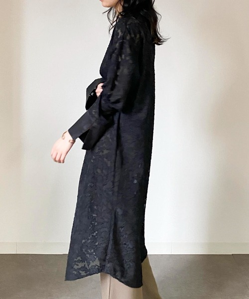 ABITOKYO(アビトーキョー)の「【ABITOKYO ORIGINAL】レースロングワンピース(ワンピース・レディース・ブラック/オフホワイト/ベージュ・FREE)」の12枚目の写真