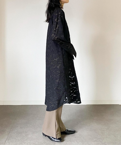 ABITOKYO(アビトーキョー)の「【ABITOKYO ORIGINAL】レースロングワンピース(ワンピース・レディース・ブラック/オフホワイト/ベージュ・FREE)」の16枚目の写真