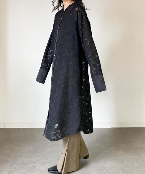 ABITOKYO(アビトーキョー)の「【ABITOKYO ORIGINAL】レースロングワンピース(ワンピース・レディース・ブラック/オフホワイト/ベージュ・FREE)」の19枚目の写真