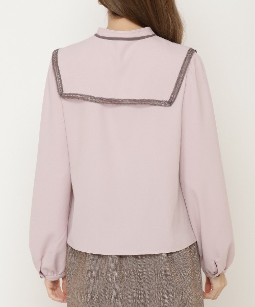 WILLSELECTION（ウィルセレクション）の「付け襟プチハイブラウス（シャツ/ブラウス・レディース・ブラック/オフホワイト/ピンク・MEDIUM）」の5枚目の写真