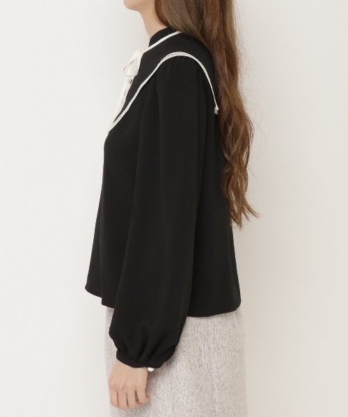 WILLSELECTION（ウィルセレクション）の「付け襟プチハイブラウス（シャツ/ブラウス・レディース・ブラック/オフホワイト/ピンク・MEDIUM）」の10枚目の写真