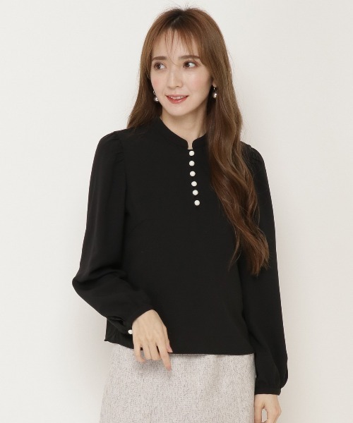 WILLSELECTION（ウィルセレクション）の「付け襟プチハイブラウス（シャツ/ブラウス・レディース・ブラック/オフホワイト/ピンク・MEDIUM）」の8枚目の写真