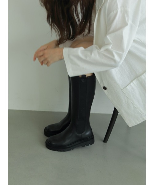 AMAIL（アマイル）の「Lon lon goa ロングブーツ（ブーツ・レディース・ブラック/ブラウン・S/M/L）」の8枚目の写真