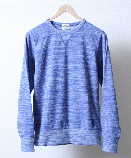 coen（コーエン）の「霜降りパイルスウェットクルーネック（スウェット・メンズ・グレー/ネイビー/コバルトブルー・MEDIUM/X-LARGE/SMALL/LARGE）」の3枚目の写真
