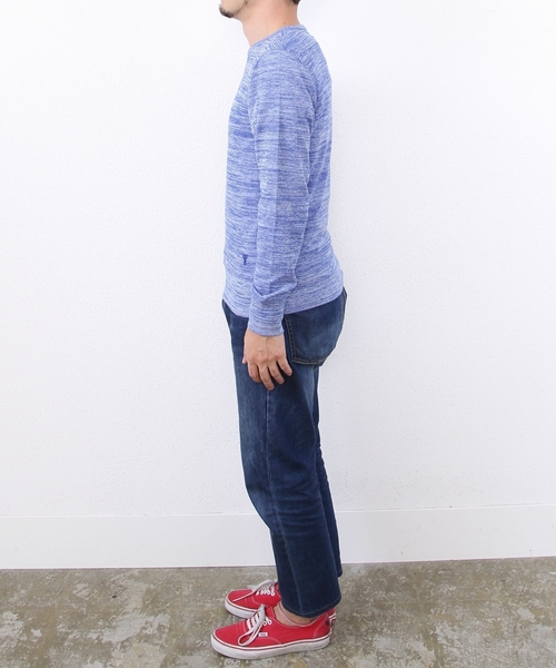 coen（コーエン）の「霜降りパイルスウェットクルーネック（スウェット・メンズ・グレー/ネイビー/コバルトブルー・MEDIUM/X-LARGE/SMALL/LARGE）」の6枚目の写真