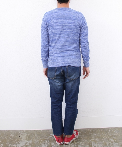coen（コーエン）の「霜降りパイルスウェットクルーネック（スウェット・メンズ・グレー/ネイビー/コバルトブルー・MEDIUM/X-LARGE/SMALL/LARGE）」の7枚目の写真