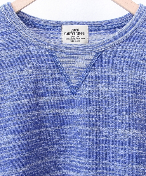 coen（コーエン）の「霜降りパイルスウェットクルーネック（スウェット・メンズ・グレー/ネイビー/コバルトブルー・MEDIUM/X-LARGE/SMALL/LARGE）」の8枚目の写真