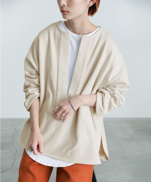 select MOCA(セレクトモカ)の「2022 SS Vネックプルオーバー(Tシャツ/カットソー・レディース・ブラック/アイボリー/ダークグレー・FREE)」の17枚目の写真
