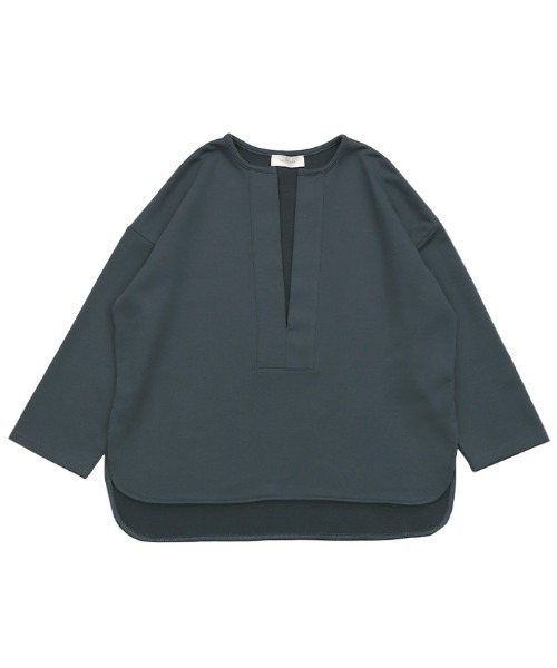 select MOCA(セレクトモカ)の「2022 SS Vネックプルオーバー(Tシャツ/カットソー・レディース・ブラック/アイボリー/ダークグレー・FREE)」の20枚目の写真
