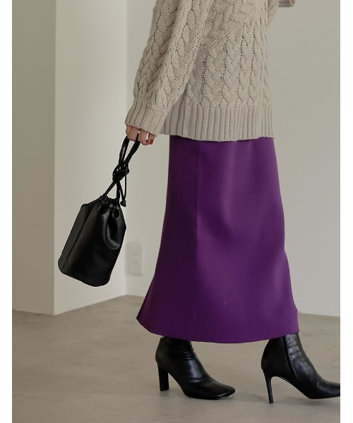 Re:EDIT（リエディ）の「リバーシブルプードルファー巾着バッグ（ショルダーバッグ・レディース・ブラウン/アイボリー・FREE）」の12枚目の写真