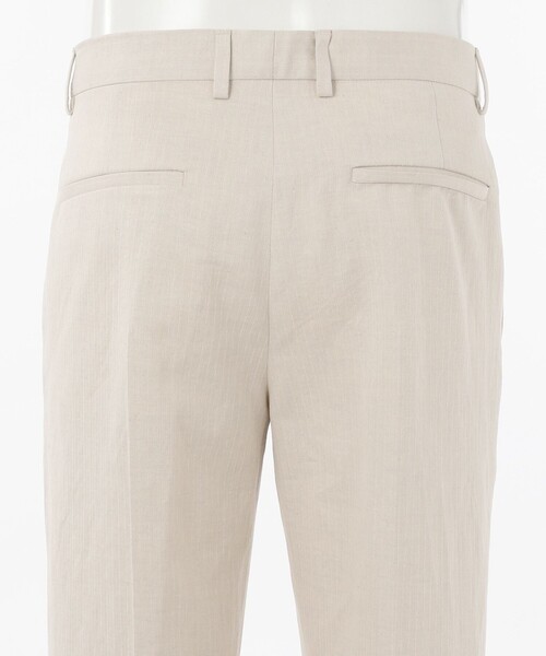 JOSEPH(ジョセフ)の「【GLOBAL LINE】COTTON LINEN DOBBY(スラックス・メンズ・アイボリー系・50/48/52/46)」の6枚目の写真