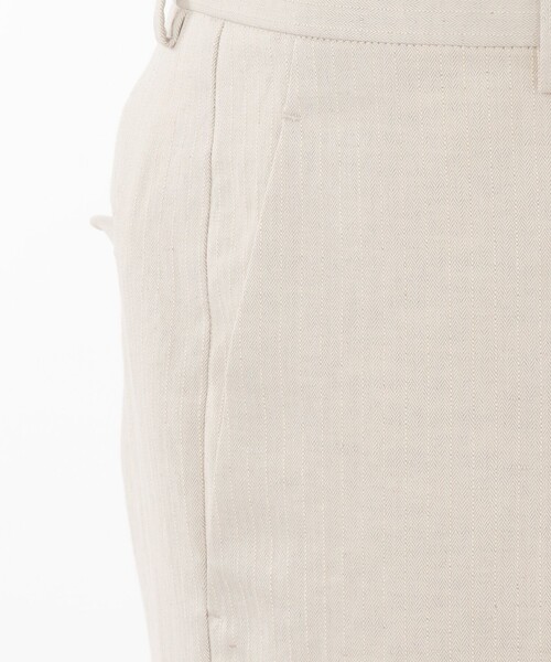 JOSEPH(ジョセフ)の「【GLOBAL LINE】COTTON LINEN DOBBY(スラックス・メンズ・アイボリー系・50/48/52/46)」の9枚目の写真