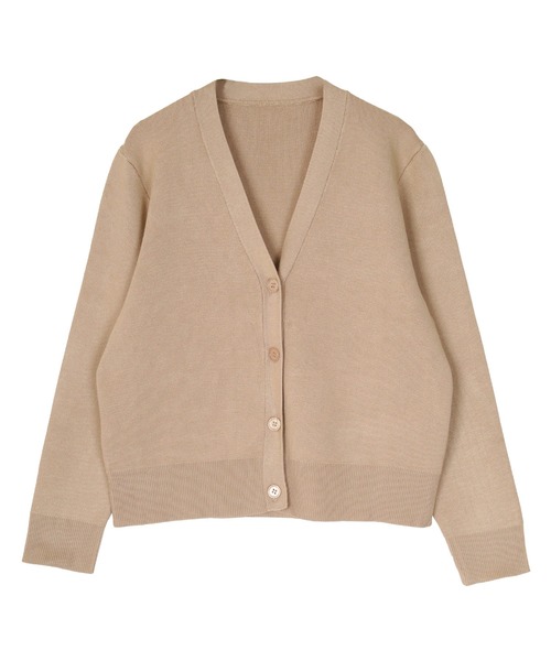 UR'S（ユアーズ）の「Vﾈｯｸｶｰﾃﾞｨｶﾞﾝ（カーディガン/ボレロ・レディース・オフホワイト/レッド/ブラック/グリーン/ベージュ/ネイビー/ライトグレー・M/S/L）」の9枚目の写真